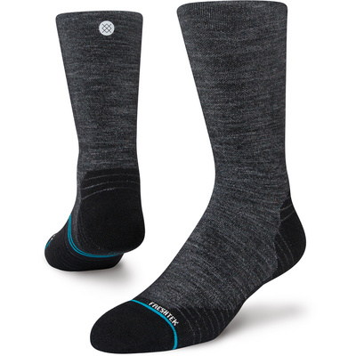 Stance Run Light Crew Sokken (Maat 38 , Zwart)