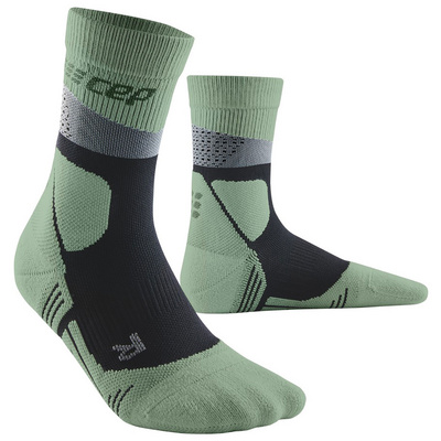 CEP Heren Max Cushion Hiking Mid Cut Sokken (Maat 42 , Groen)