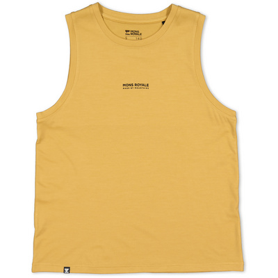 Mons Royale Femme Débardeur Icon Relaxed (taille L, Jaune)