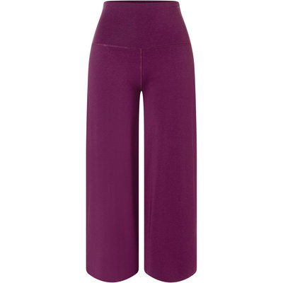 Mandala Dames Roll Over Tulip Broek (Maat L, Paars)