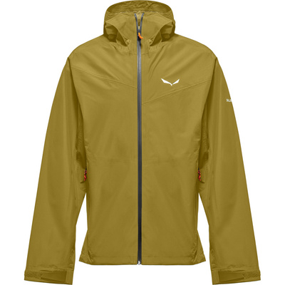 Salewa Heren Puez Aqua 4 PTX 2.5l Jas (Maat S, Olijf)