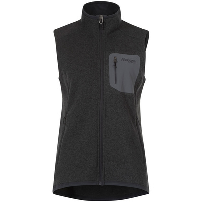 Bergans Dames Kamphaug Knitted Bodywarmer (Maat S, Grijs)