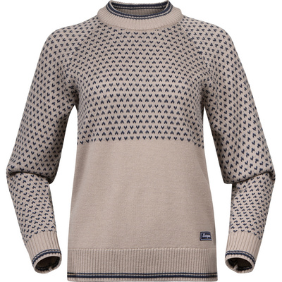 Bergans Dames Alvdal Wool Trui (Maat XS, Beige)