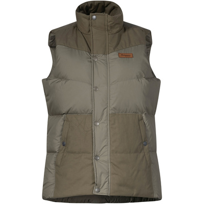 Bergans Dames Nordmarka Down Bodywarmer (Maat L, Olijf)