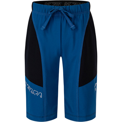 Montura Kinderen Block Bermuda Short (Maat 155, Blauw)