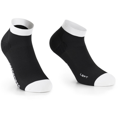Assos Superleger Low Sokken (Maat 40 , Zwart)