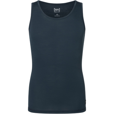 Super.Natural Heren Sierra140 Tanktop (Maat S, Blauw)