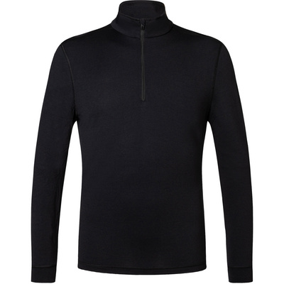 Super.Natural Heren Tundra175 Zip 1/4 Longsleeve (Maat XXL, Zwart)