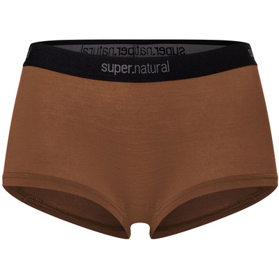 Super.Natural Dames Tundra175 Boyfriend Onderbroek (Maat S, Bruin)