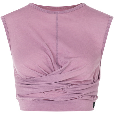 Super.Natural Dames Wrap Top (Maat XL, licht roze)