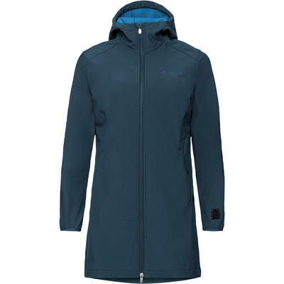 Vaude Dames Moena Softshell Parka (Maat XXS, Blauw)