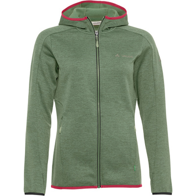 Vaude Dames Valsorda Fleece Hoodie Vest (Maat XS, Groen)