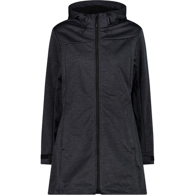 CMP Dames Hoodie Mantel (Maat XXS, Grijs)