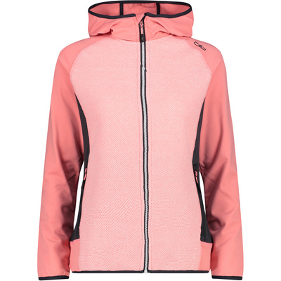 CMP Dames Hoodie Vest (Maat S, Oranje)
