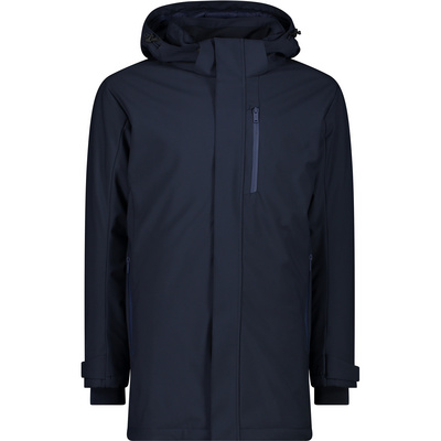 CMP Heren Snaps Hoodie Parka (Maat 3XL, Blauw)