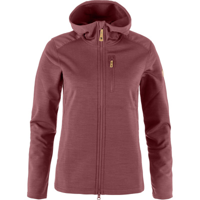 Fjällräven Dames Keb Fleece Hoodie Vest (Maat M, Paars)
