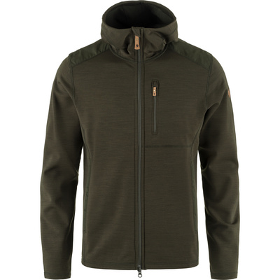 Fjällräven Heren Keb Fleece Hoodie Vest (Maat S, Olijf)