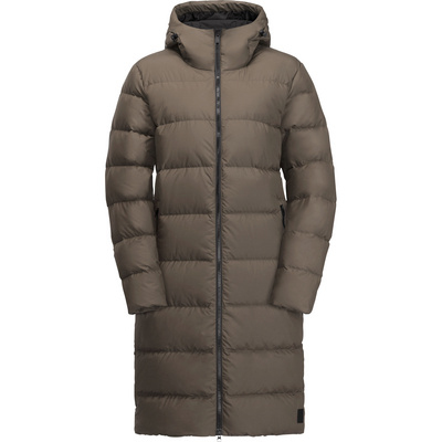 Jack Wolfskin Dames Frozen Palace Mantel (Maat L, Bruin)