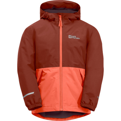 Jack Wolfskin Kinderen Snowy Days Jas (Maat 116, Rood)