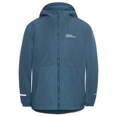 Jack Wolfskin Kinderen Iceland 3in1 Jas (Maat 128, Blauw)