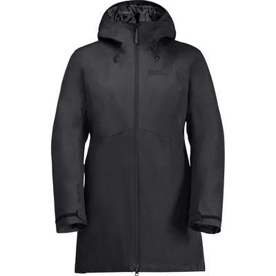 Jack Wolfskin Dames Heidelstein Ins Mantel (Maat M, Zwart)