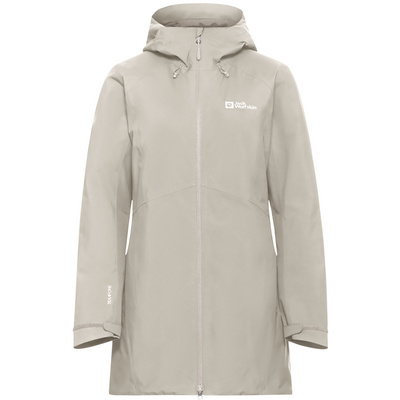 Jack Wolfskin Dames Heidelstein Ins Mantel (Maat S, Beige)