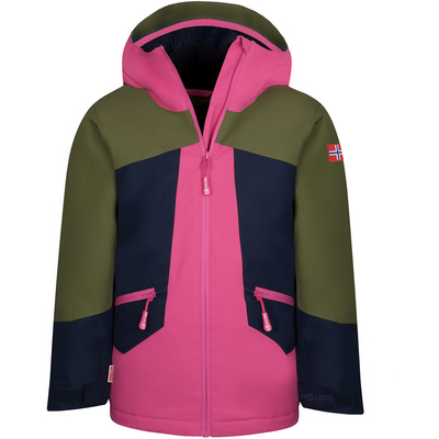 Trollkids Enfants Veste Rauland (taille 152, Rose vif)