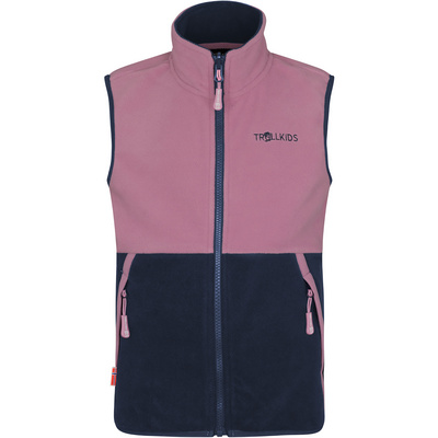Trollkids Kinderen Kjerag Bodywarmer (Maat 116, Roze)