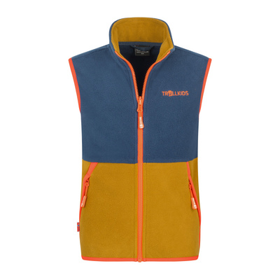 Trollkids Kinderen Kjerag Bodywarmer (Maat 110, Blauw)