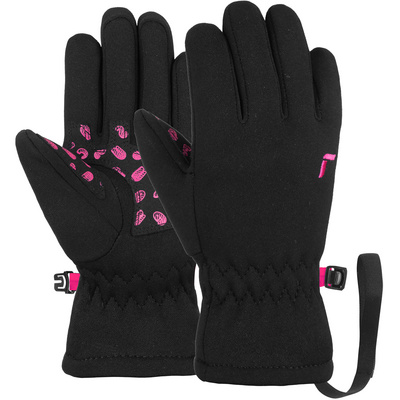Reusch Enfants Gants Kiddy (taille XL, Noir)