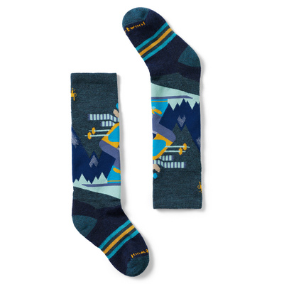 SmartWool Kinderen Full Cushion Mountain Moose Pattern OTC Sokken