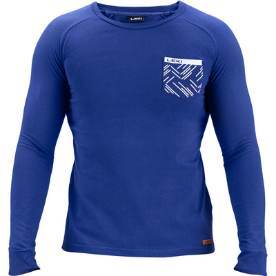 Leki Heren Longsleeve (Maat S, Blauw)