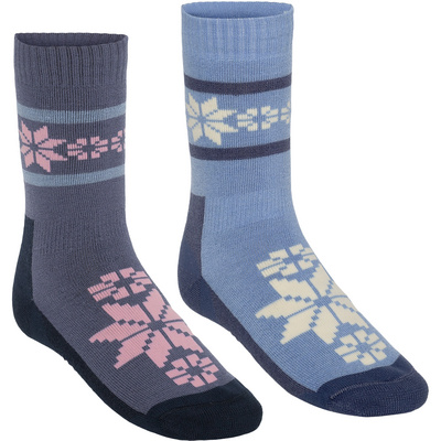 Kari Traa Dames Rusa Sokken 2-Pack (Maat 36 , Blauw)