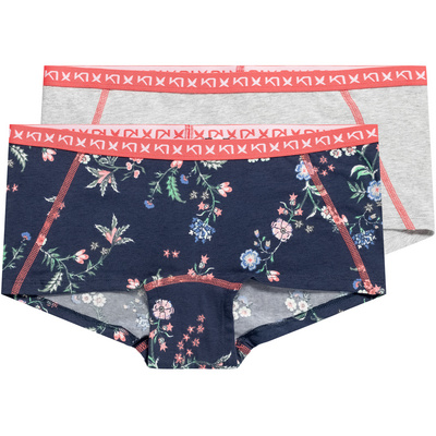 Kari Traa Dames Tina Onderbroek 2-Pack (Maat XL, Blauw)