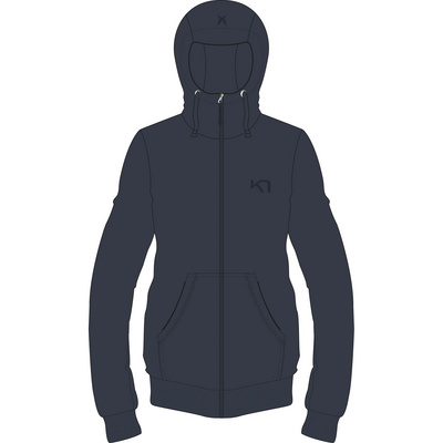 Kari Traa Dames Kari Hoodie Jas (Maat M, Blauw)
