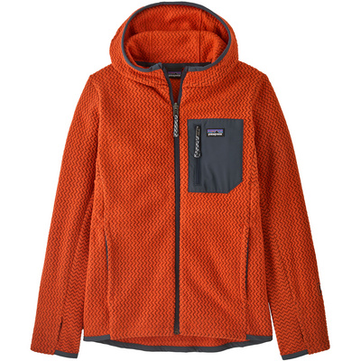 Patagonia Kinderen R1 Air Hoodie Vest (Maat 140, Rood)