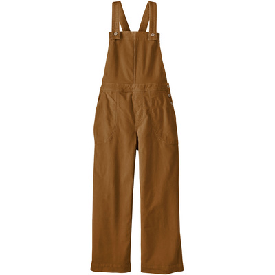 Patagonia Dames Corduroy Stand Up Cropped Overall (Maat L, Bruin)