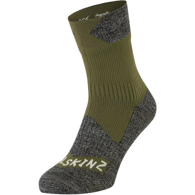SealSkinz Bircham Sokken (Maat 43 , Olijf)