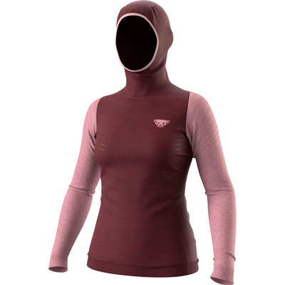 Dynafit Dames Tigard Merino Hoodie (Maat M, Roze)