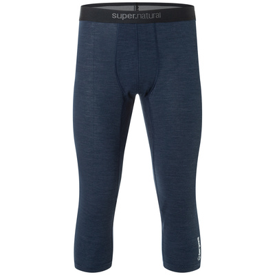 Bergzeit Basics Heren Super.Natural Bergzeit 3/4 175 Broek (Maat XXL, Blauw)