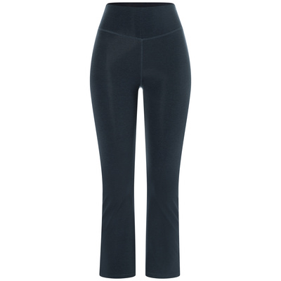 Mandala Dames Cropped Flared Broek (Maat L, Blauw)