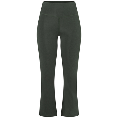 Mandala Dames Cropped Flared Broek (Maat L, Olijf)