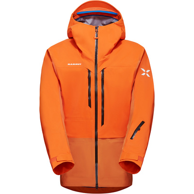 Mammut Heren Eiger Free Advanced Hs Hoodie Jas (Maat XL, Oranje)