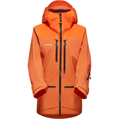 Mammut Dames Eiger Free Pro Hs Hoodie Jas (Maat S, Oranje)