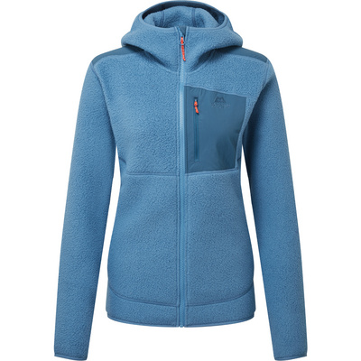 Mountain Equipment Dames Highpile Hoodie Vest (Maat L, Blauw)