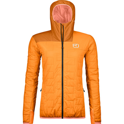 Ortovox Dames Swisswool Piz Badus Jas (Maat XS, Oranje)