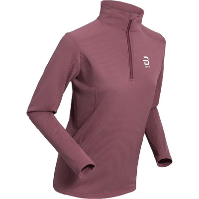 Daehlie Dames Half Zip Grid Longsleeve