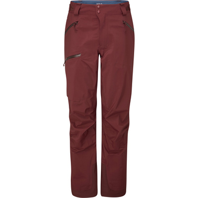 Rab Dames Khroma Diffuse GTX Broek (Maat XL, Rood)