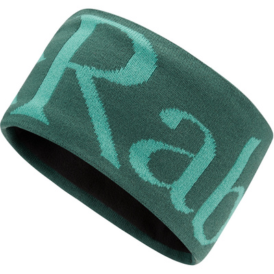 Rab Knitted Logo Hoofdband (Maat ONE SIZE, Groen)