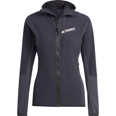 adidas Terrex Dames Techrock Hoodie Vest (Maat XL, Zwart)